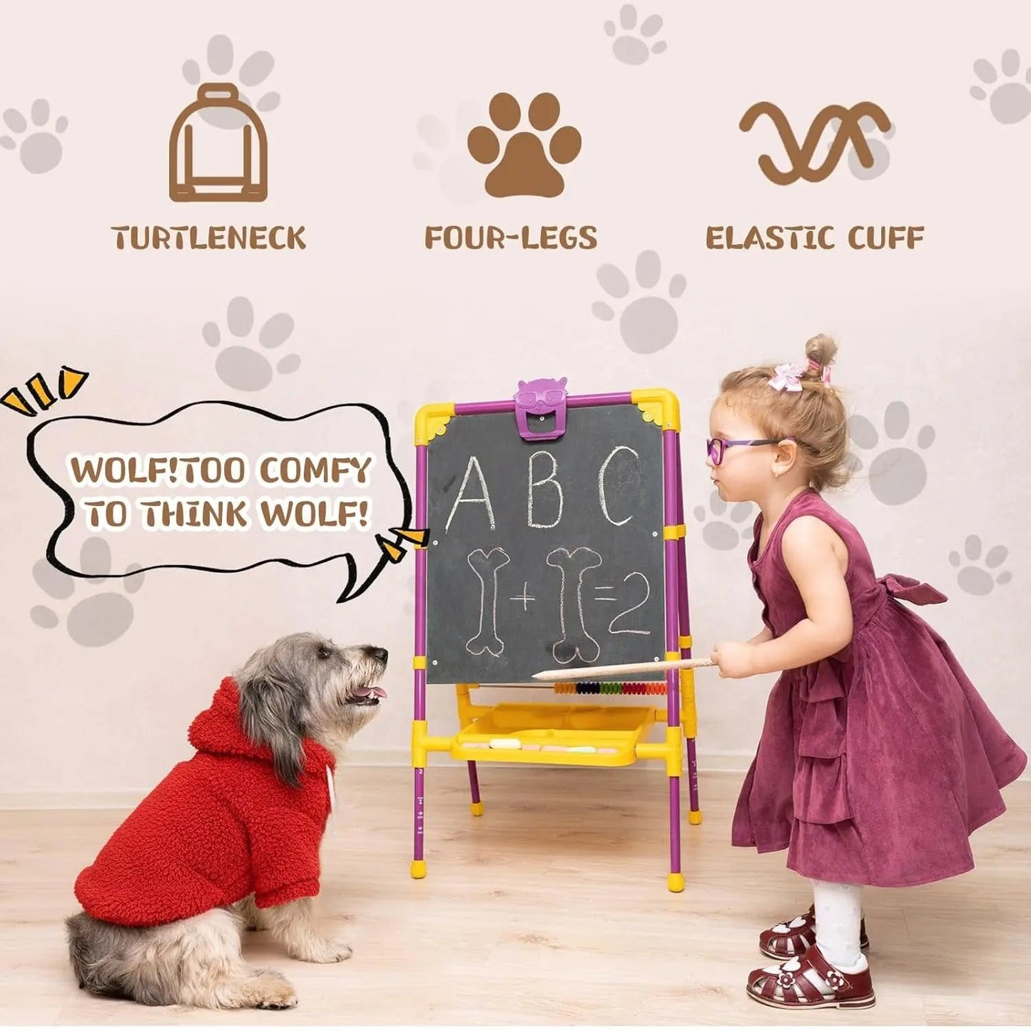 3-Pack Fuzzy Dog Hoodies – Warm Winter Sweatshirts for Small to X-Large Dogs