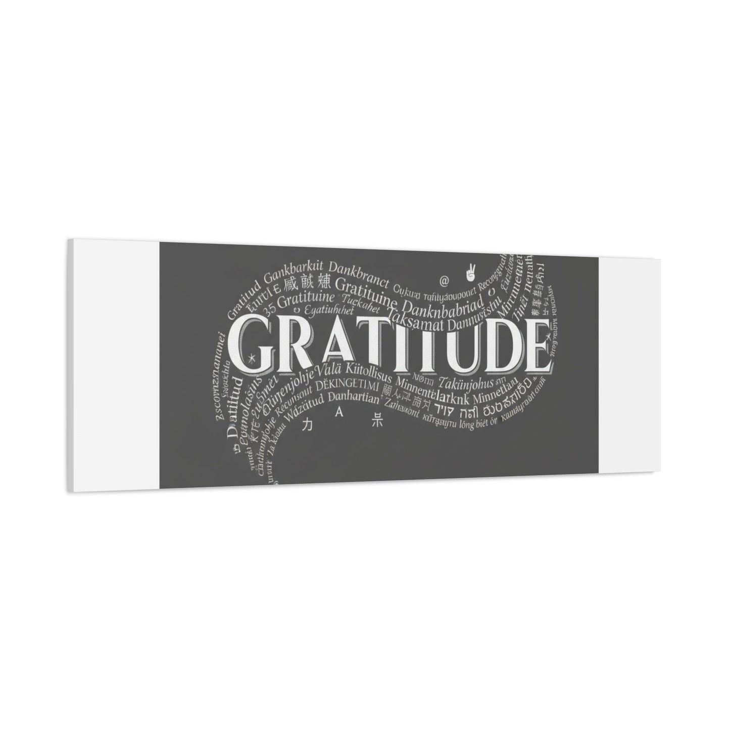 Gratitude Wall Art Matte Canvas | Tiny Treats, sweet uplifting print
