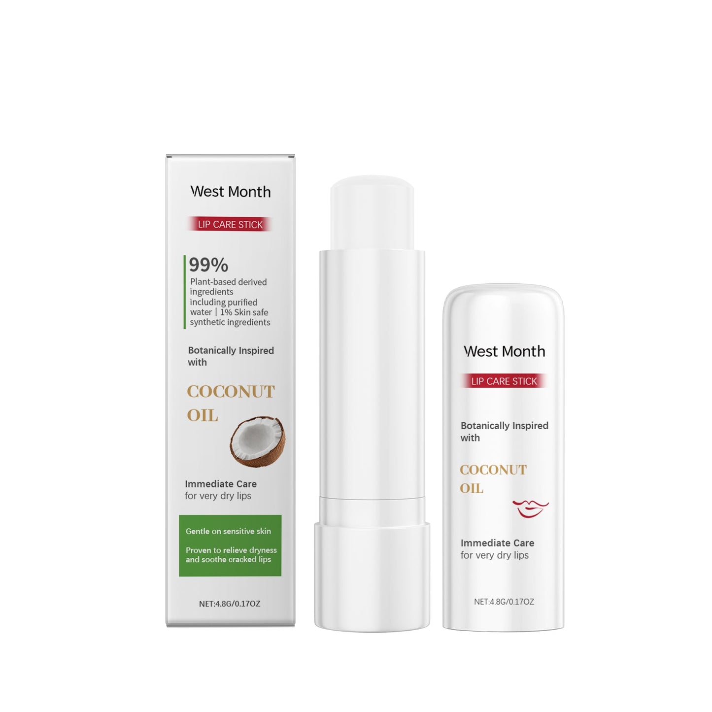 Moisturizing Lip Balm Coconut Oil Shea Butter Lip Balm Moisturizes Your Lips For A Long Time