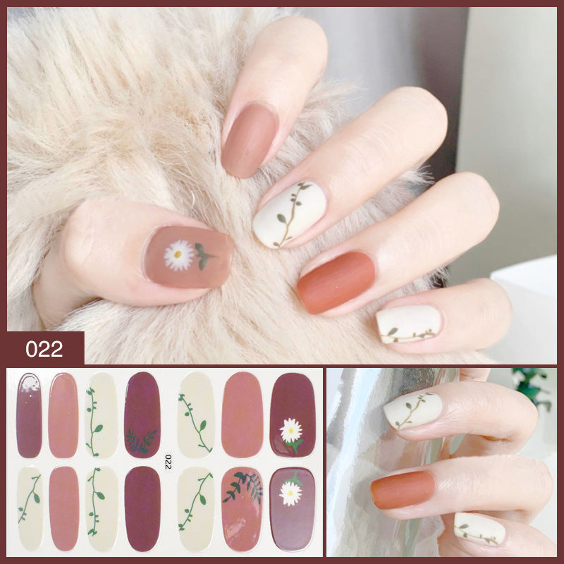 Manufacturer''s Direct Selling Nail Enhancement Sticker Full Paste Ins Japanese
