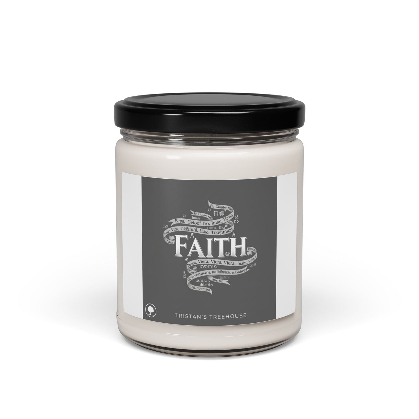 Handwritten Doodle Faith Candle | Soy Jar Candle, Sketch Aesthetic