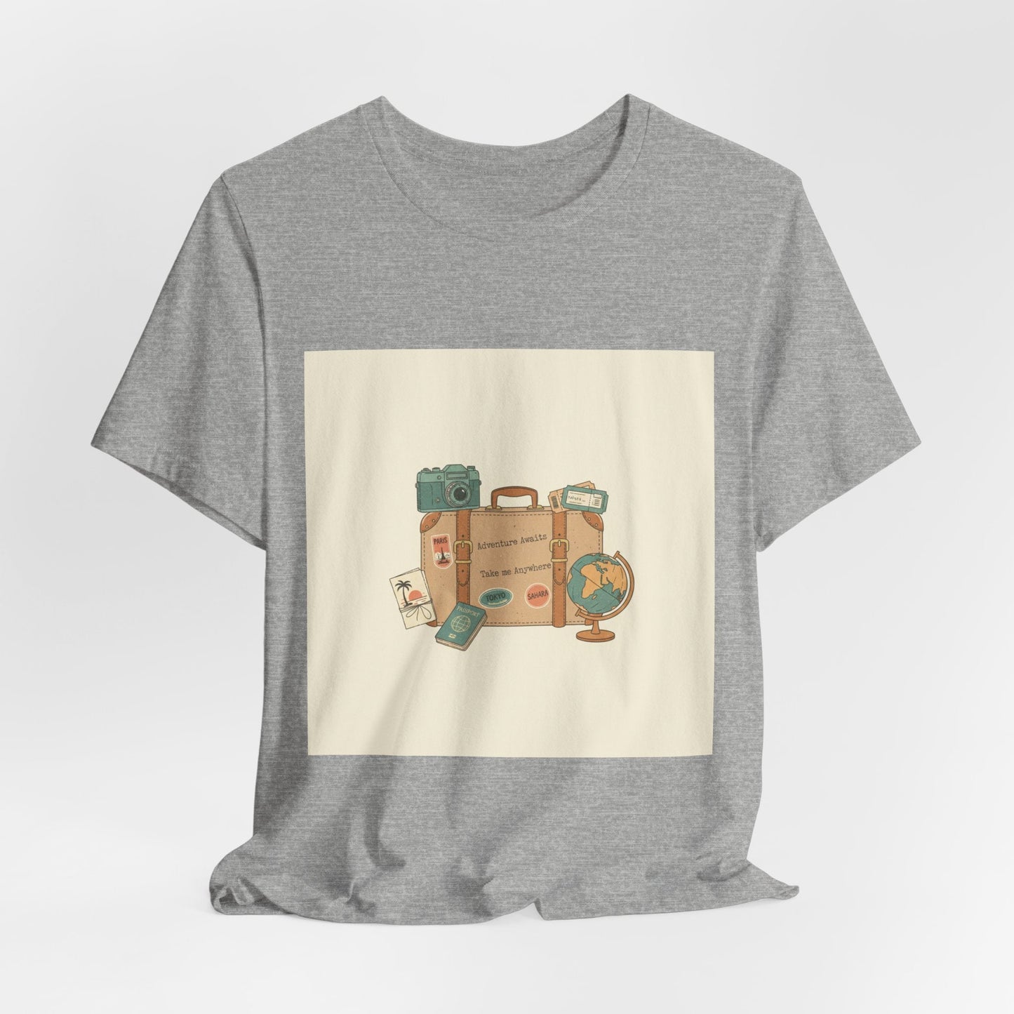 Vintage Travel Postcard tee | passport stamp, wanderlust design