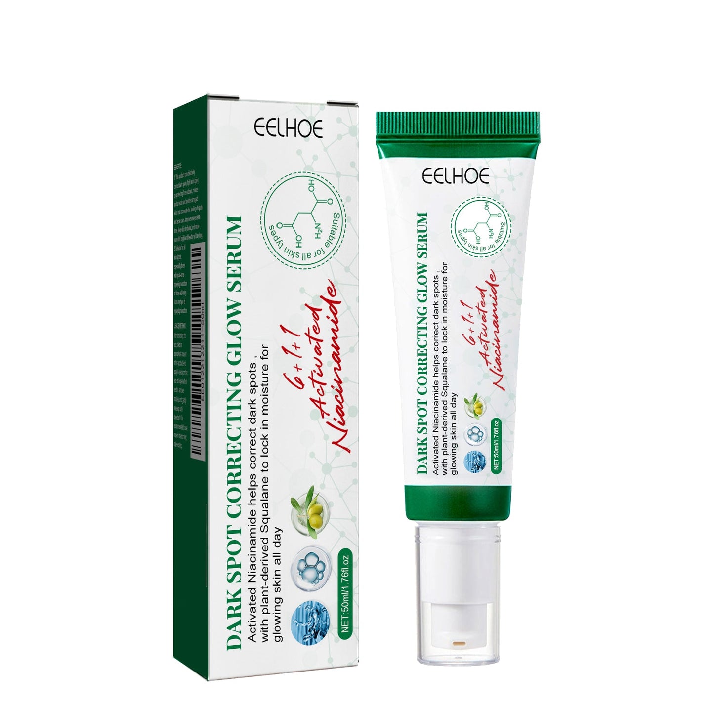 Dark Spot Correcting Glow Serum, Beauty Skin Stains Freckles Melanin Repair Dark Skin Care