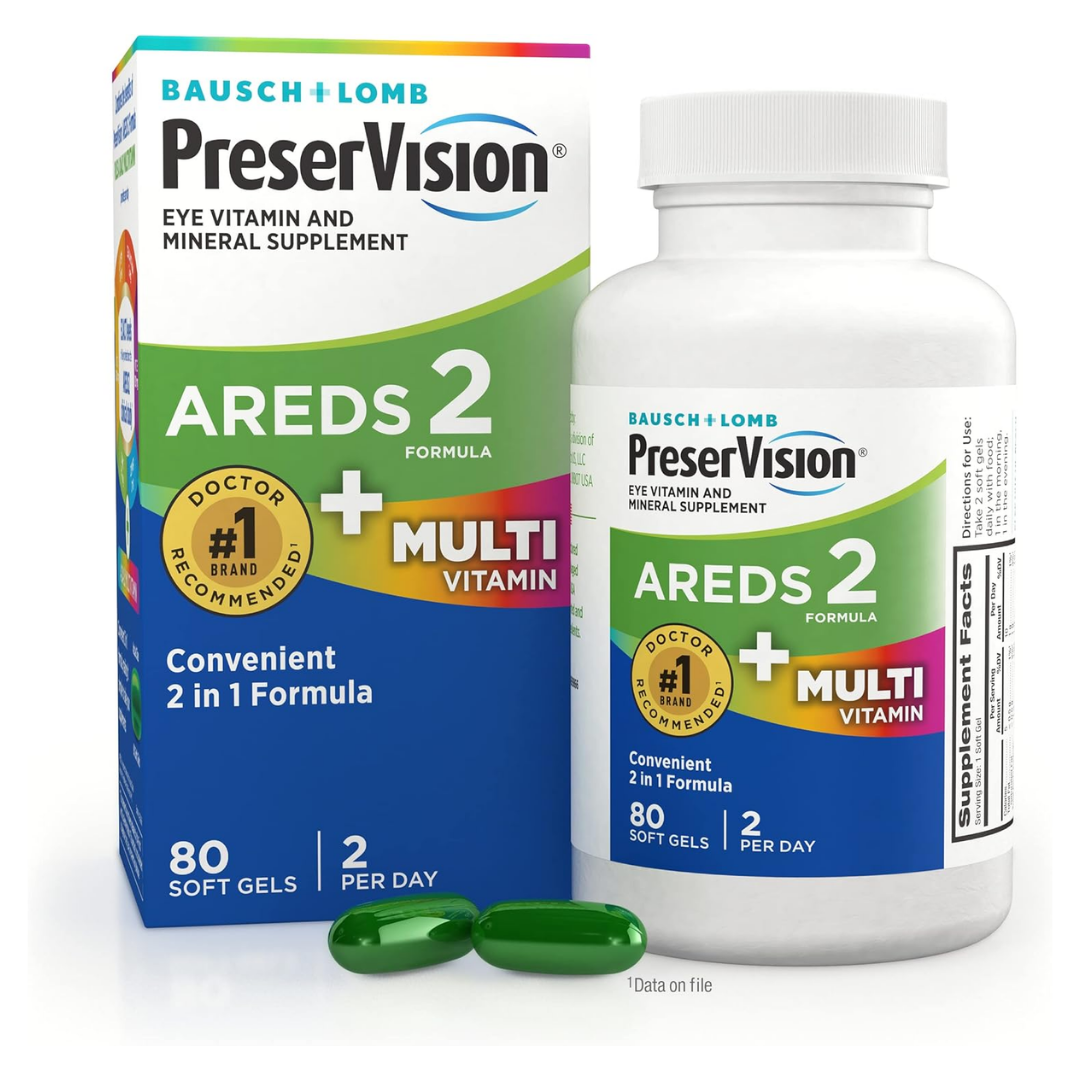 PreserVision AREDS 2 + Multivitamin Softgels (80 ct)