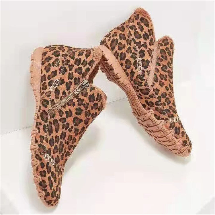 Plus Size Plus Velvet Warm Casual Women's Snow Cotton Boots