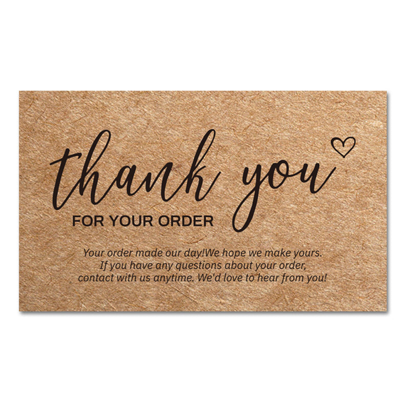 English Holiday Thank You Simple And DIY Creative Greeting Card