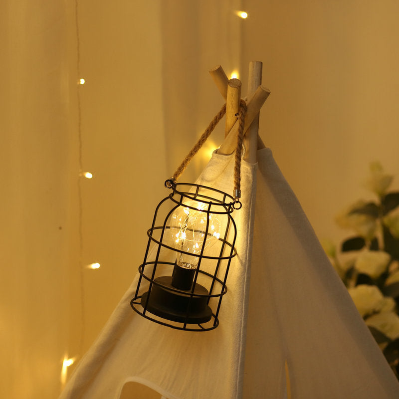 Christmas Party Hanging Modeling Bedroom Wrought Iron Table Lamp
