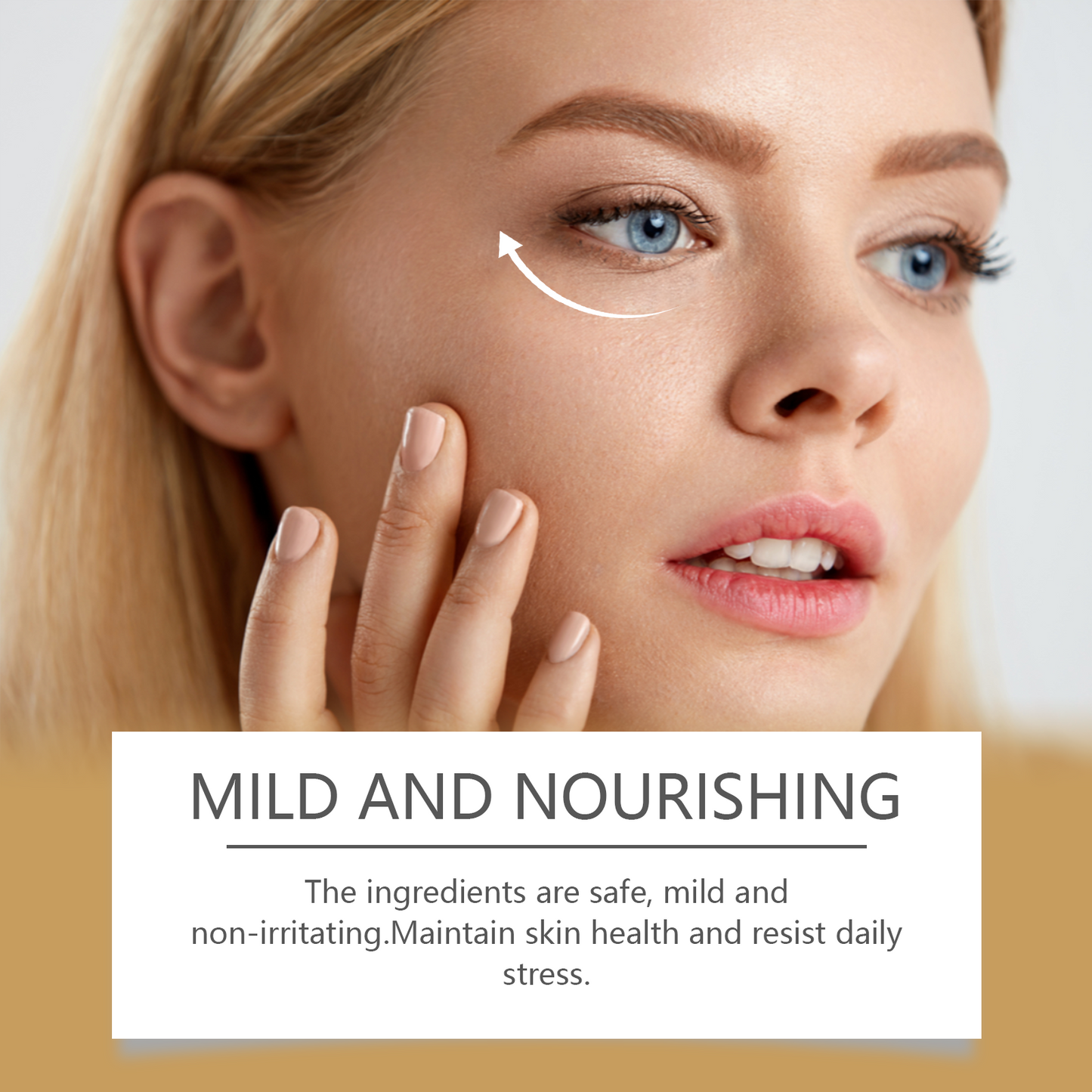 Eye Serum Delicate, Moist, Tender, Moisturizing And Gentle Repair Serum For Skin Around The Eyes