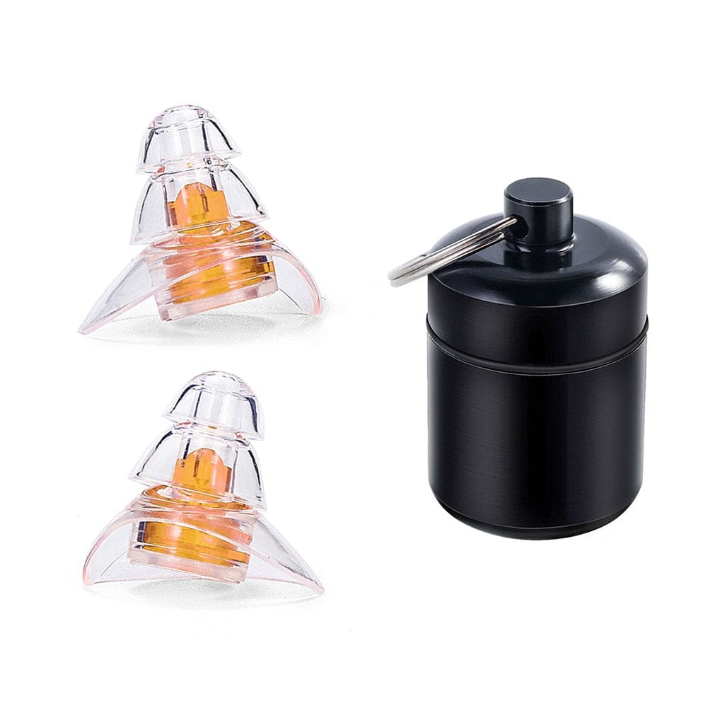Noise Reduction And Sound Isolation Earplugs Concert High Fidelity Filter Earplugs Wholesale Blue Filter Earplugs Double Tail