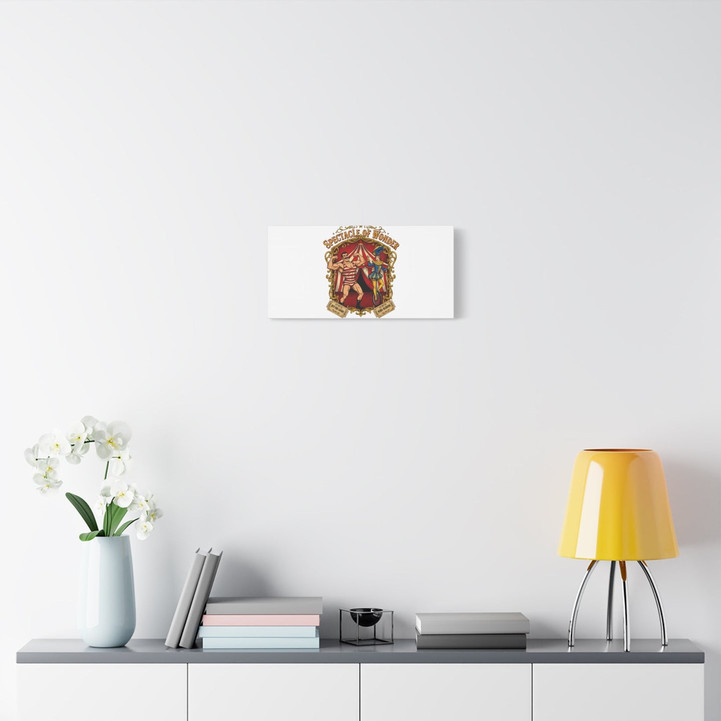 Spectacle of Wonder Circus Art Print, Canvas | Vintage Carnival Design