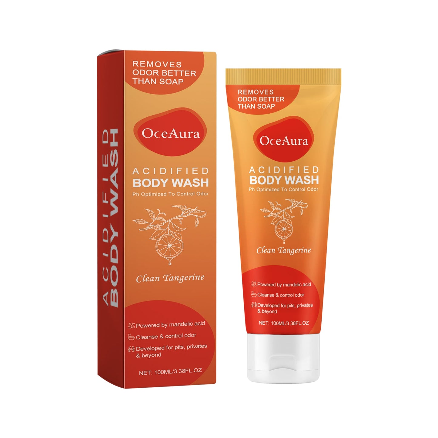 Acidified Body Wash, Moisturize The Skin And Keep The Fragrance For A Long Time