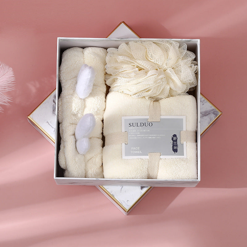 Deer Antler Three Piece Towel Gift Box Set