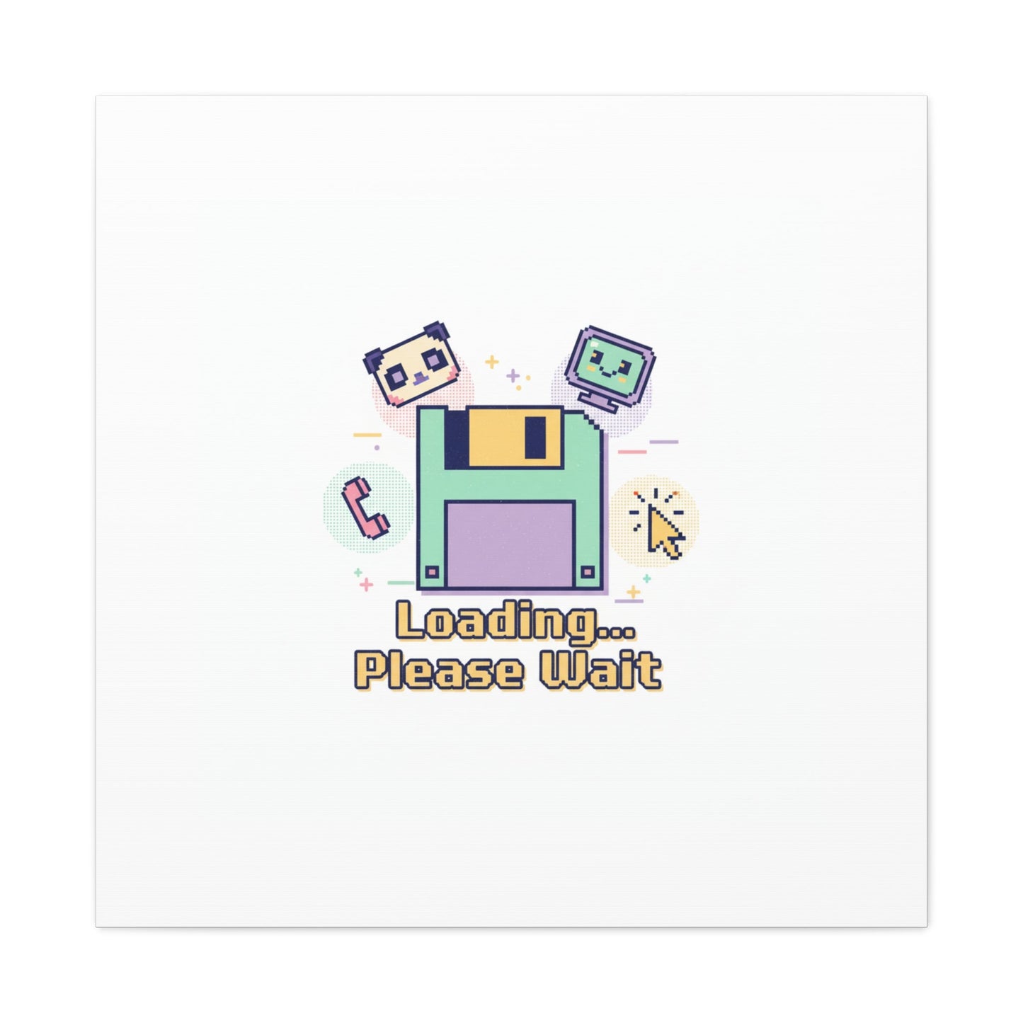 Loading Please Wait Canvas | Old Internet Aesthetic, 90s Web Nostalgia