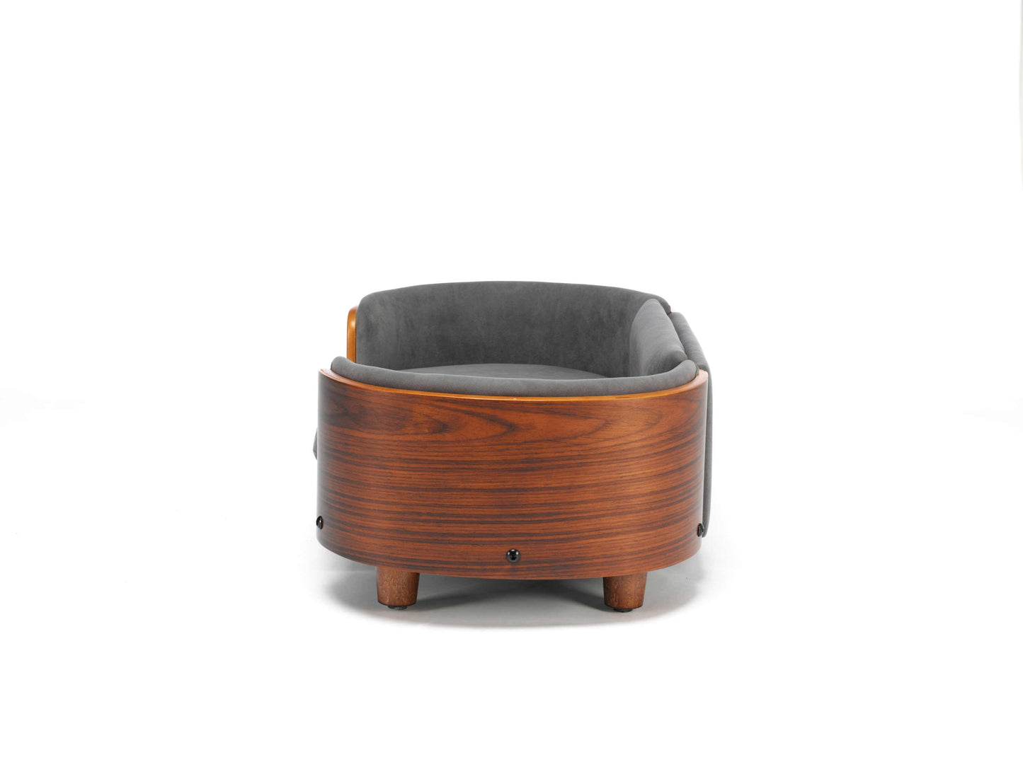 Scandinavian Style Elevated Dog Bed Pet Sofa with Solid Wood Legs and