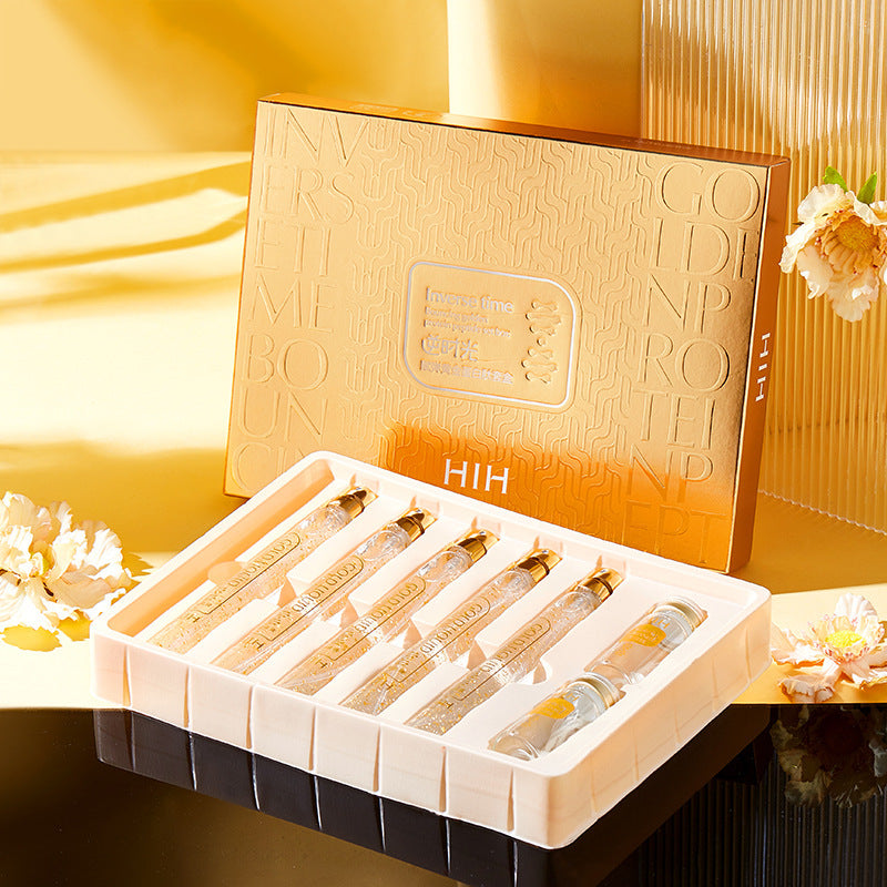Gold Protein Peptide Kit Beauty Salon Skin Care Product Set Gold Thread Carving Liquid Essence