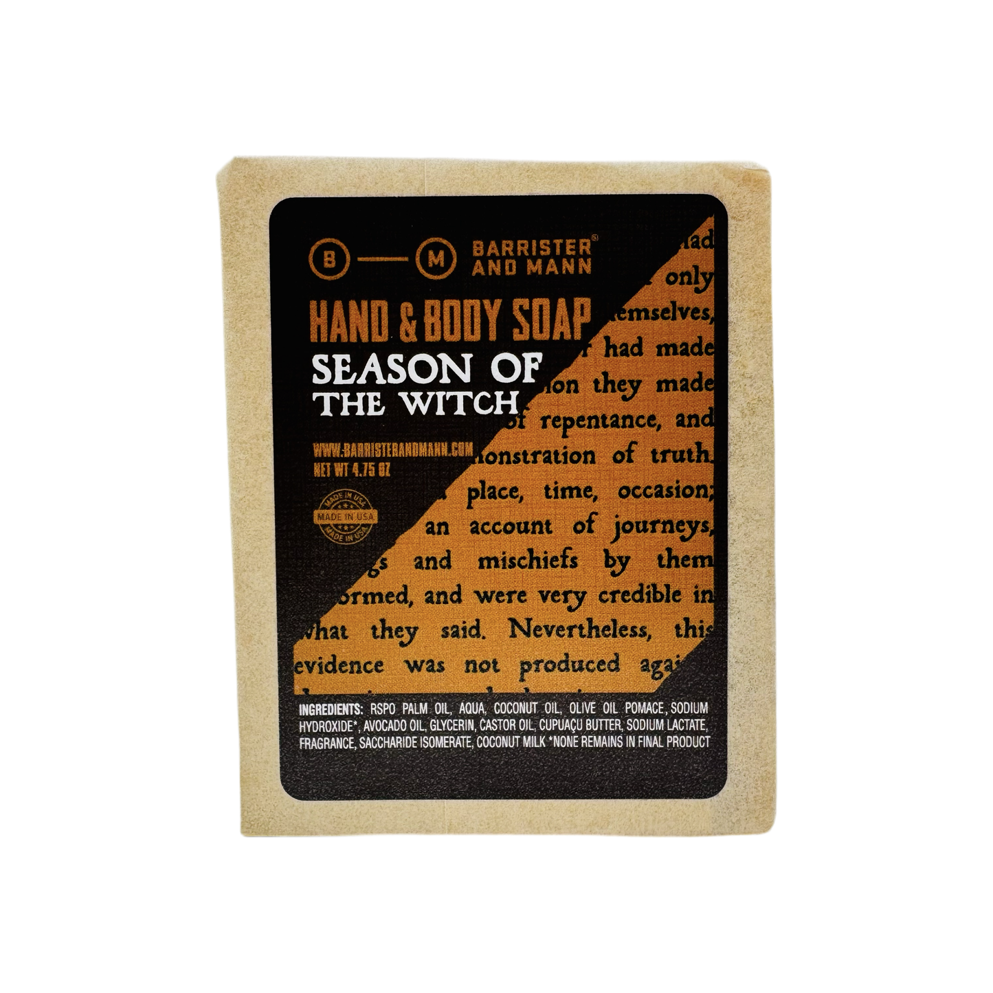 Barrister & Mann Hand & Body Soap Collection