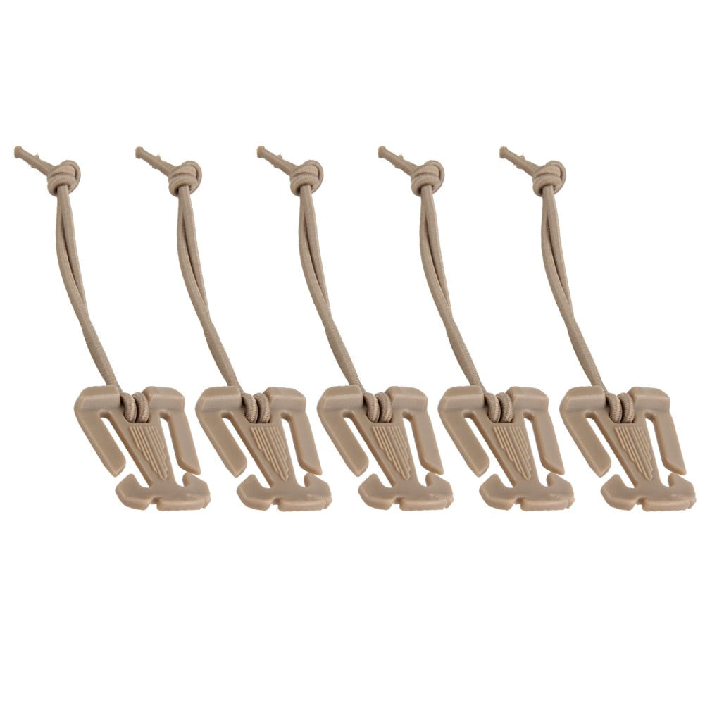 1/2/5Pcs Molle Backpack Buckle Carabiner Clips Outdoor Nylon Camping Bag Hanger Hook Clamp EDC Carabiner Survival Gear Tools