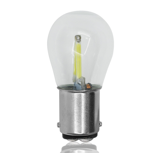 1pcs 1156 P21W BA15S 1157 BAY15D COB LED Filament Chip Car Brake Lights Auto Reverse Bulb Parking Lamp 12V Red White Yellow