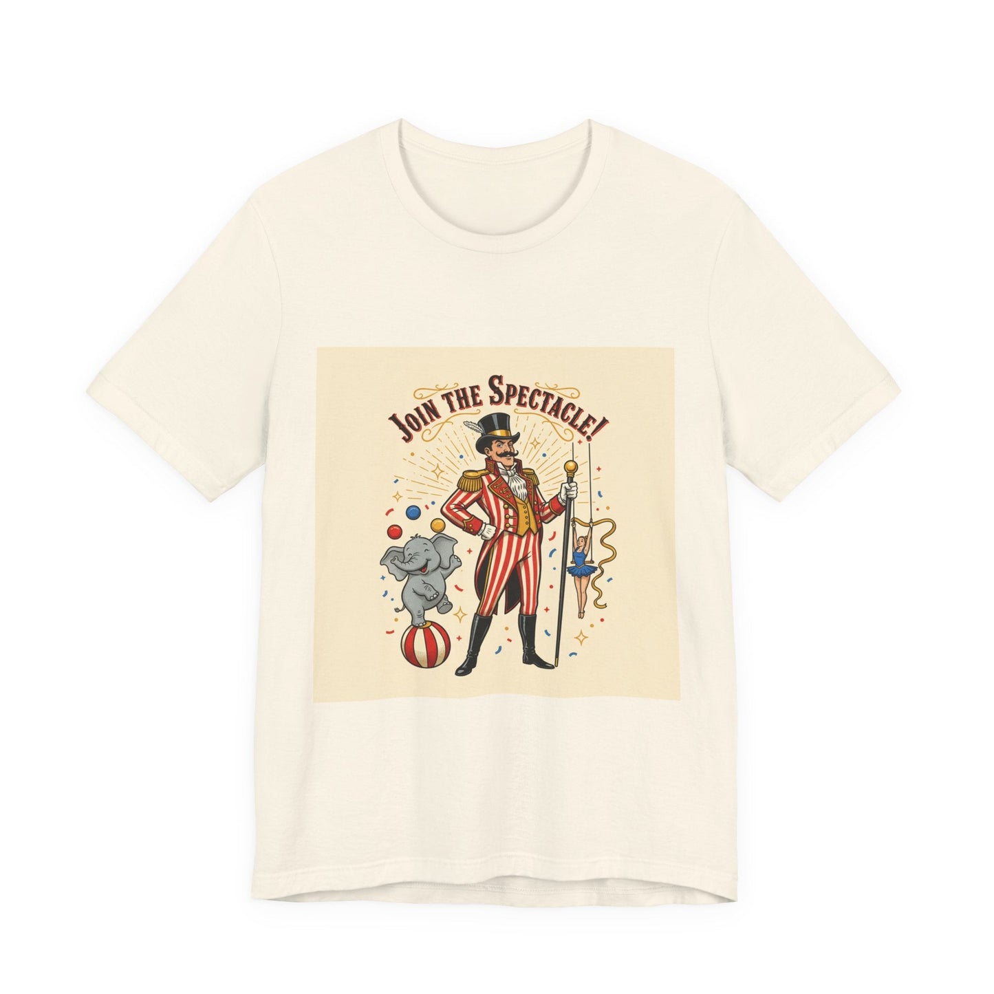 Vintage Circus Ringmaster Tee | vintage carnival design, big top shirt