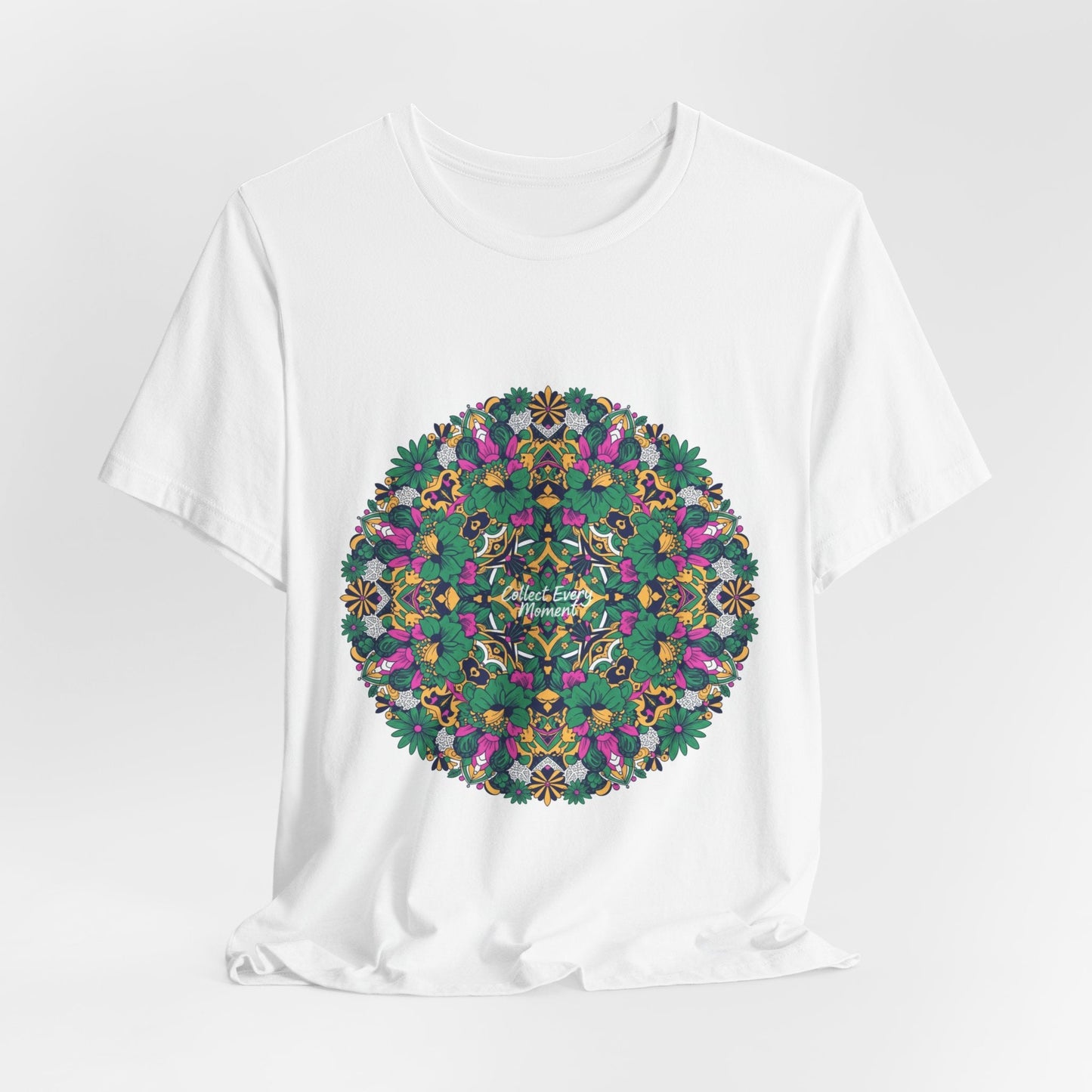 Psychedelic Botanical Mandala Tee | Festival Graphic T-Shirt