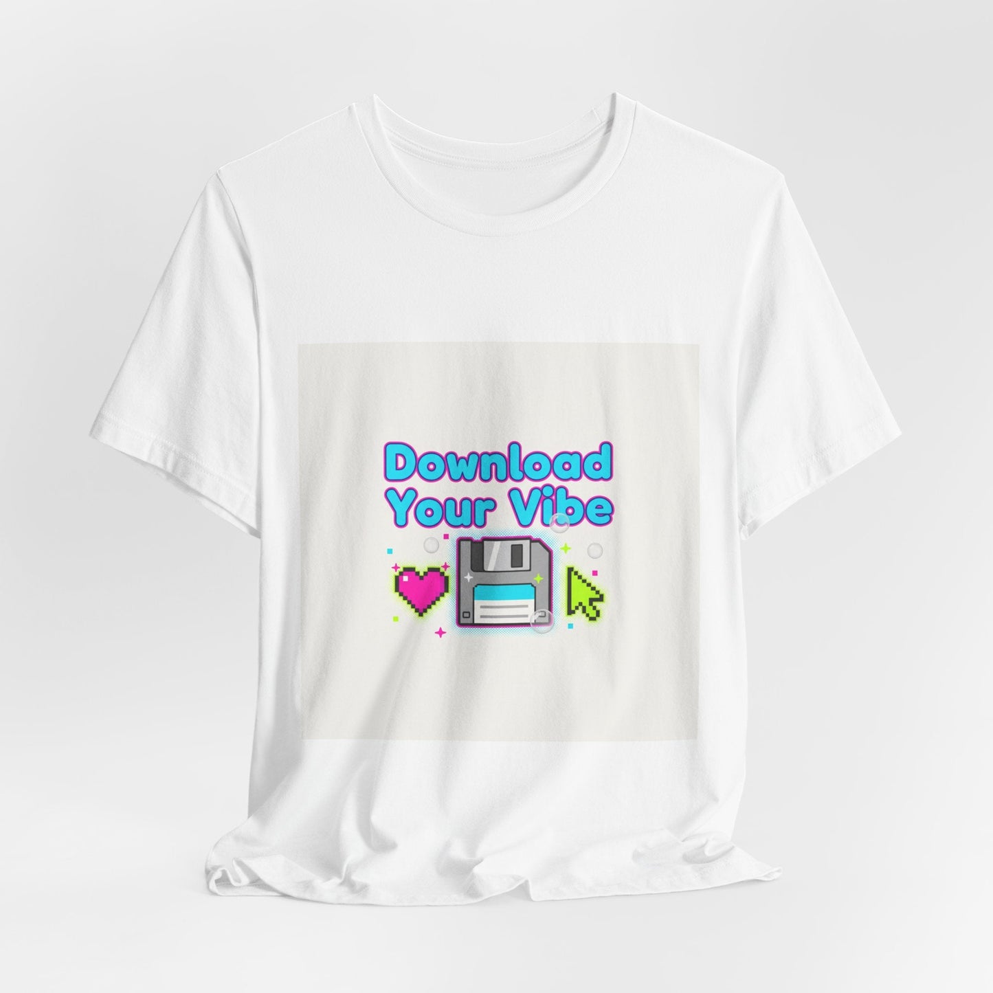 Download Your Vibe Tee | Y2K shirt, retro tech pixel art