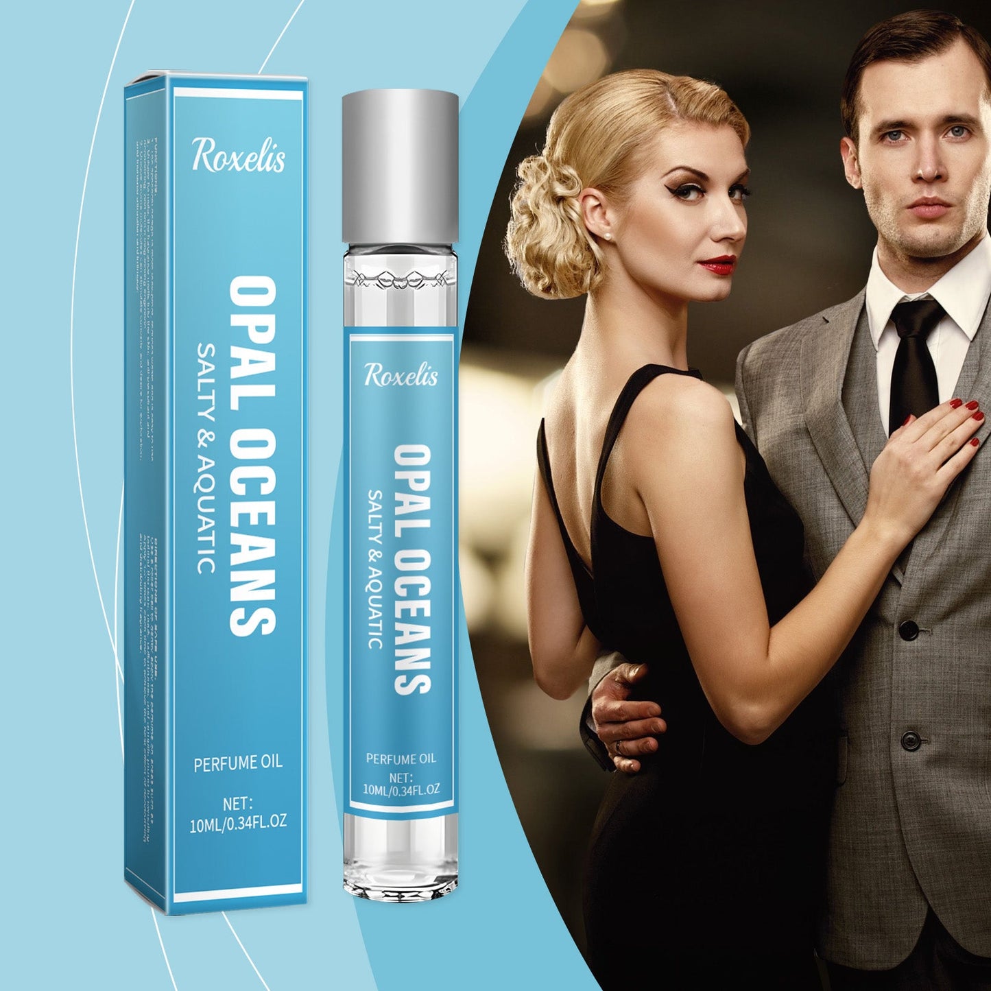 Fresh Ocean Perfume Ball Natural Fragrance Lasting Fragrance Date Sea Breeze Tune Fresh Rolling Ball Perfume