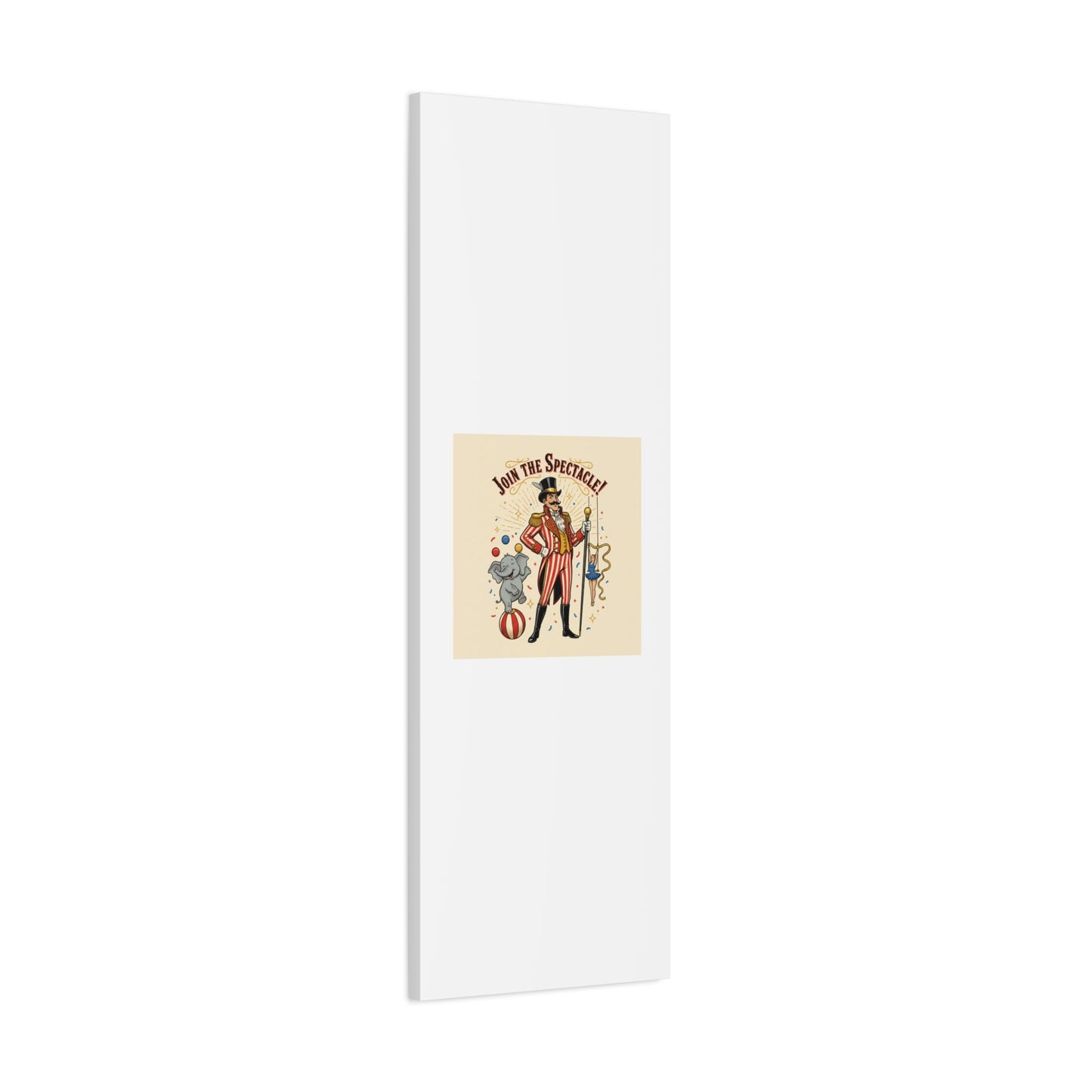 Join the Spectacle Circus Art Print | Matte Canvas, Stretched, Vintage Carnival Design
