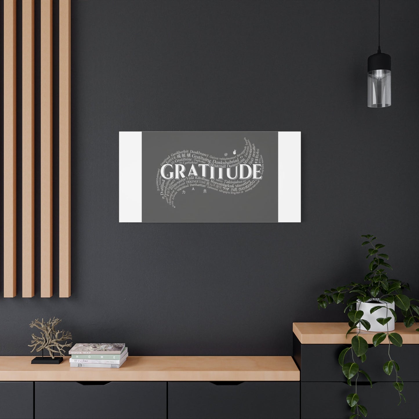 Gratitude Wall Art Matte Canvas | Tiny Treats, sweet uplifting print