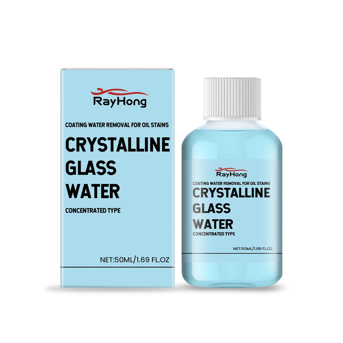 Car Coated Crystal Glass Water, Car Decontamination Wiper Clean Water Four Seasons Universal Rain Glass Water