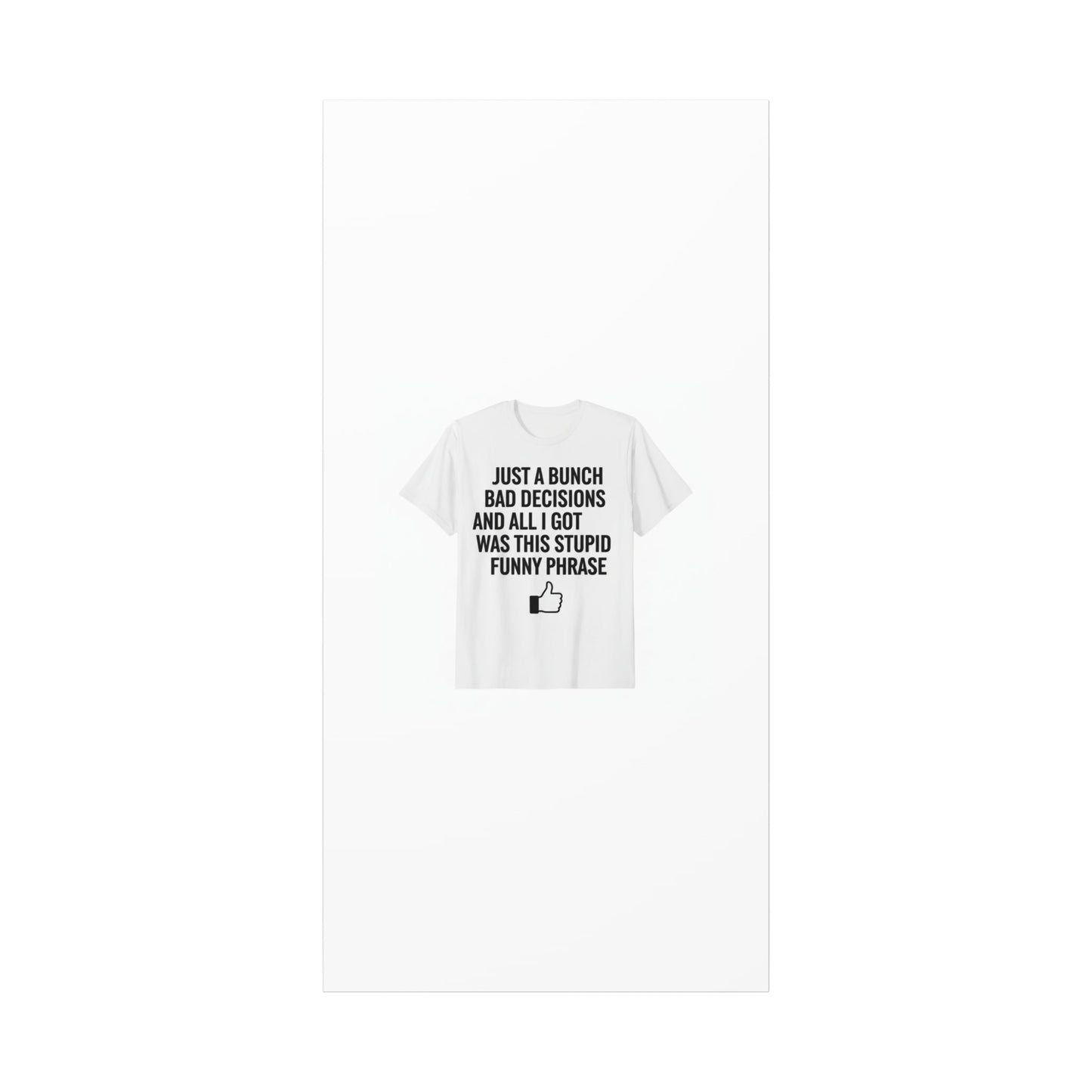 self-deprecating quote Canvas | sarcastic introvert wall art, anxiety humor