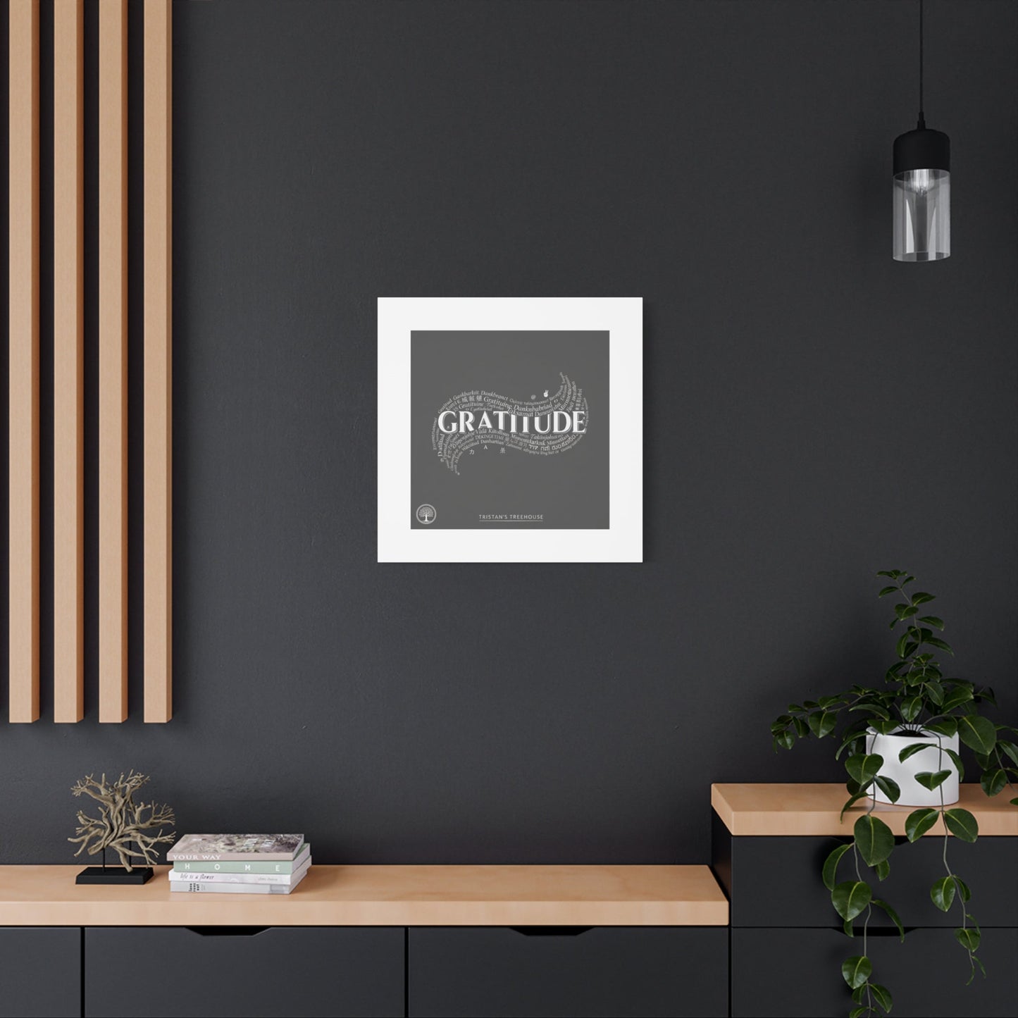 Gratitude Wall Art Matte Canvas | Tiny Treats, sweet uplifting print