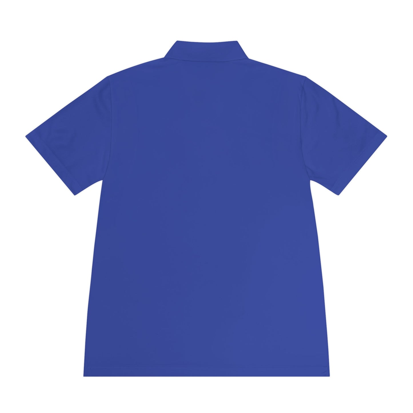 Peace & Progress Men's Polo Shirt — 'PEACE not POTENTIAL FOR WAR' Patch