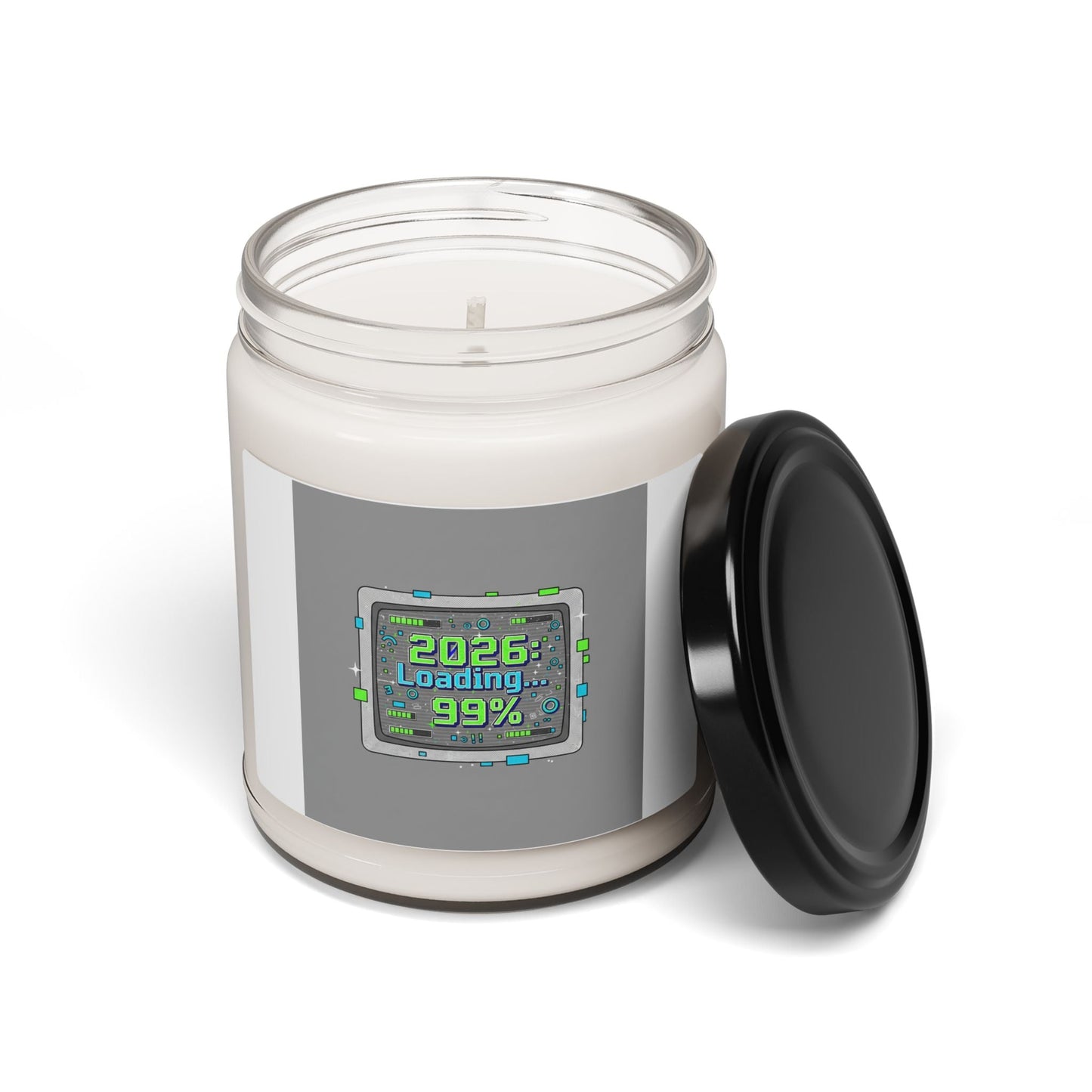 2026 Loading 99% Soy Candle | NYE countdown, Retro system UI