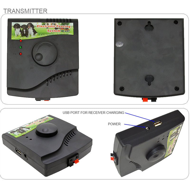 Rechargeable Electronic Pet Fence Dog Trainer