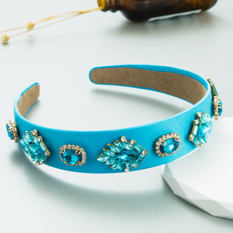 New Ins Fashionable Retro Baroque Headband South Korean High Sense Hair Accessories Face Wash Headwear