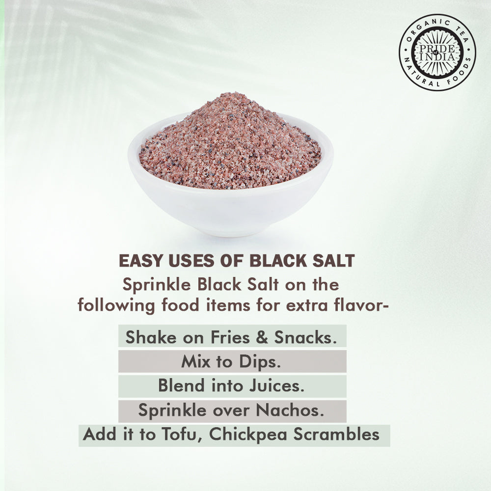 Himalayan Black Rock Salt (Kala Namak) - Fine Grind