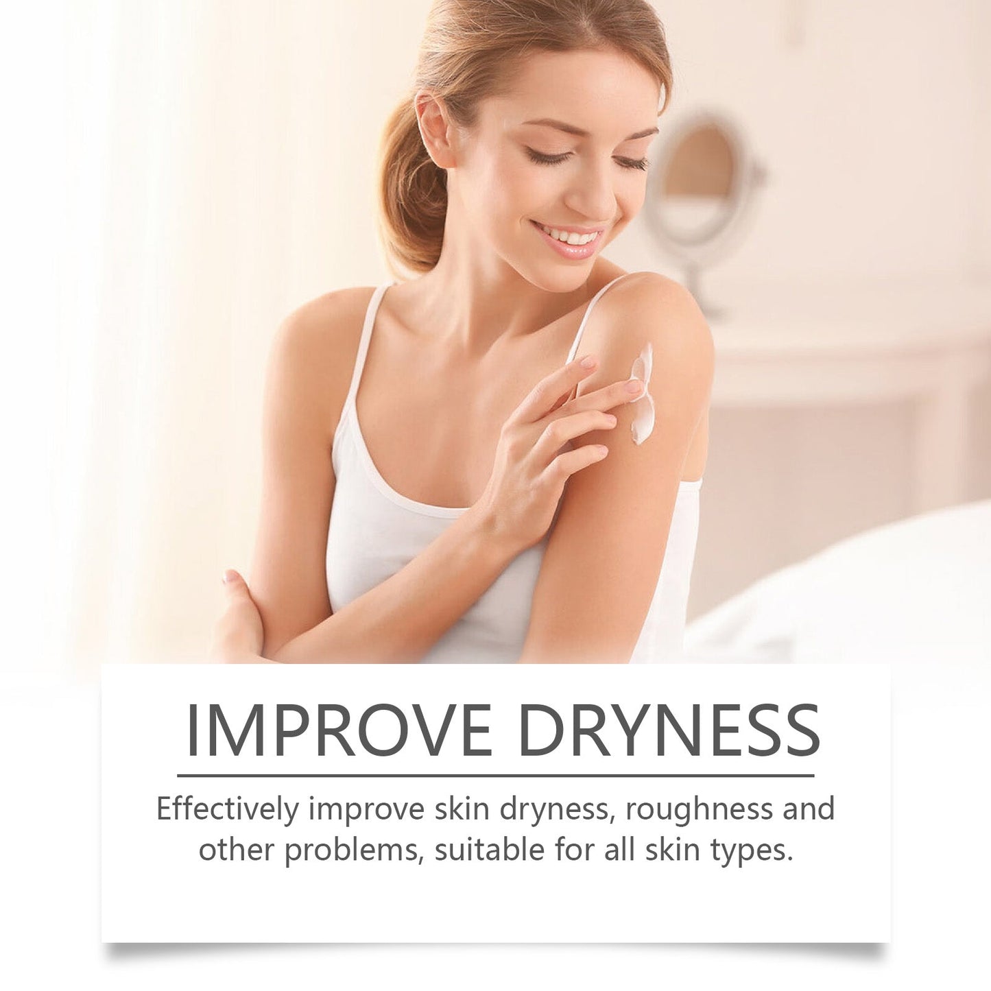 Body Moisturizing Moisturizing Cream, Firming Elastic Soft Reduce Dry Rough Hydrating Smooth Cream