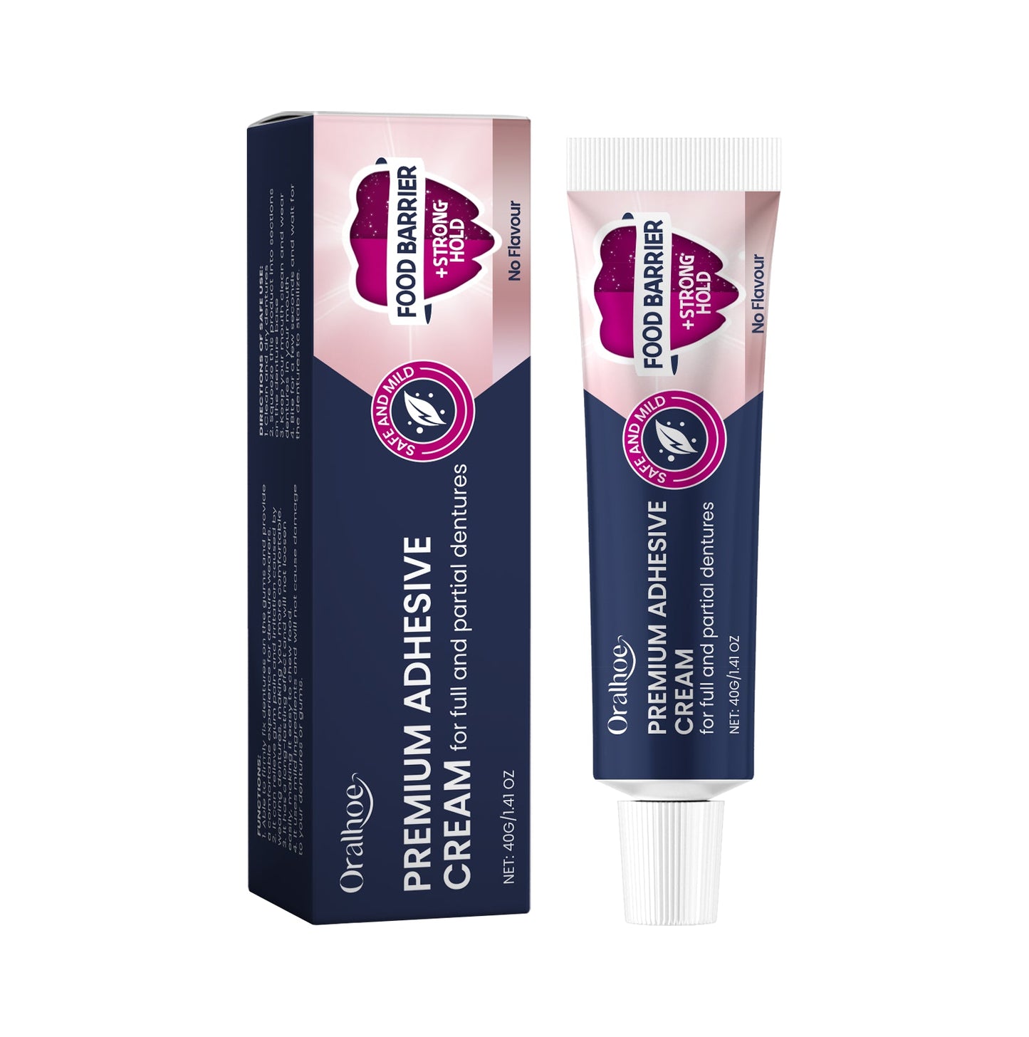 Denture Denture Fixing Adhesive, Improve Comfort Care Denture Loose Adhesive Fixation Cream