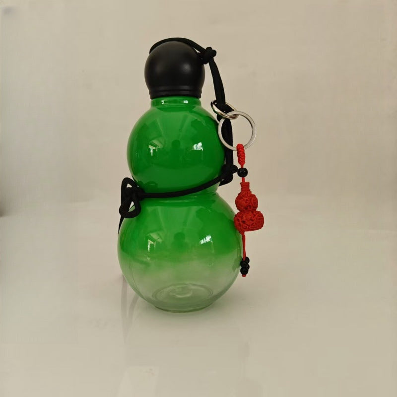 New plastic sports water cup Internet celebrity gourd kettle space cup boys and girls water cup large capacity