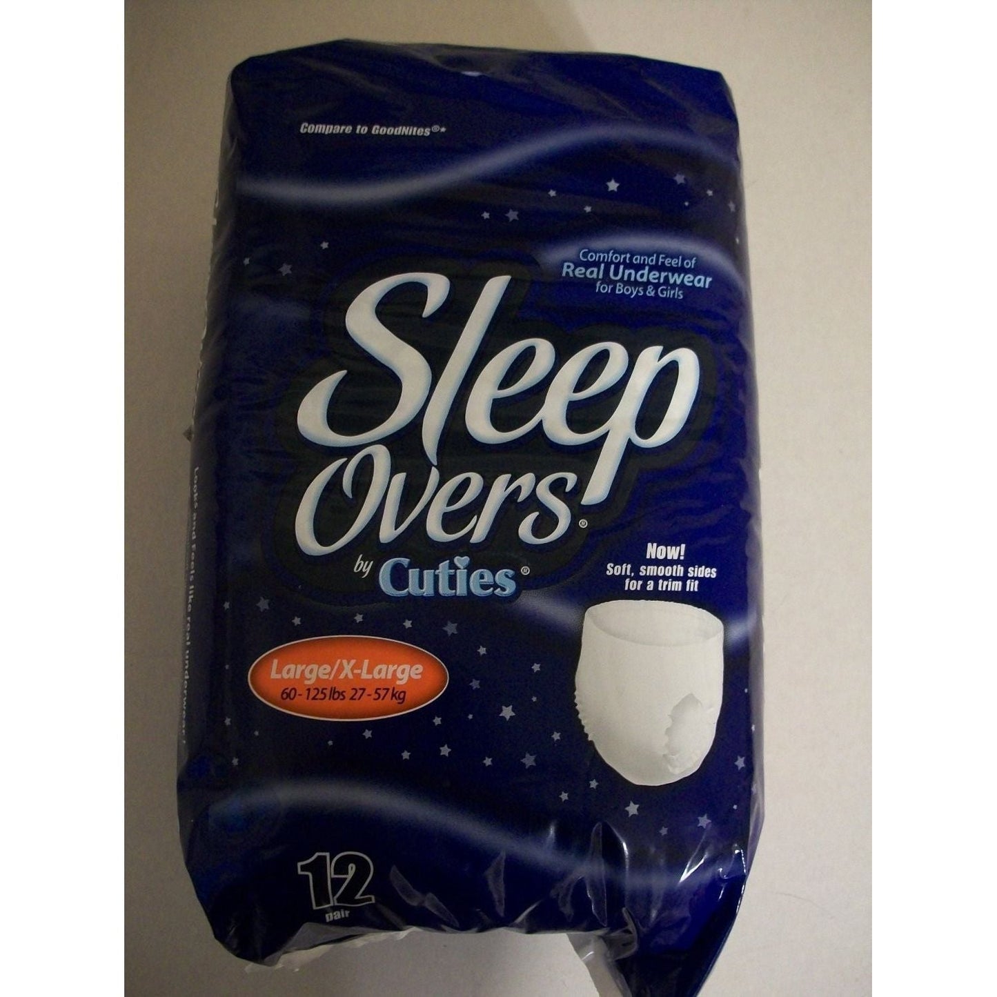 First Quality Sleep Overs Youth Pants Large/X-Large 65-125 Lbs - (case 4x12)