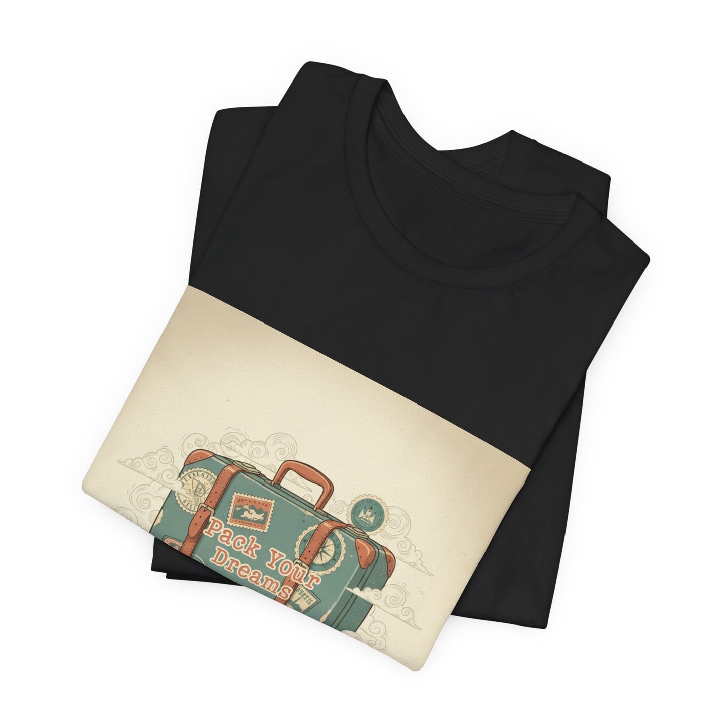 Retro Travel Postcard Tee | passport stamp, wanderlust design