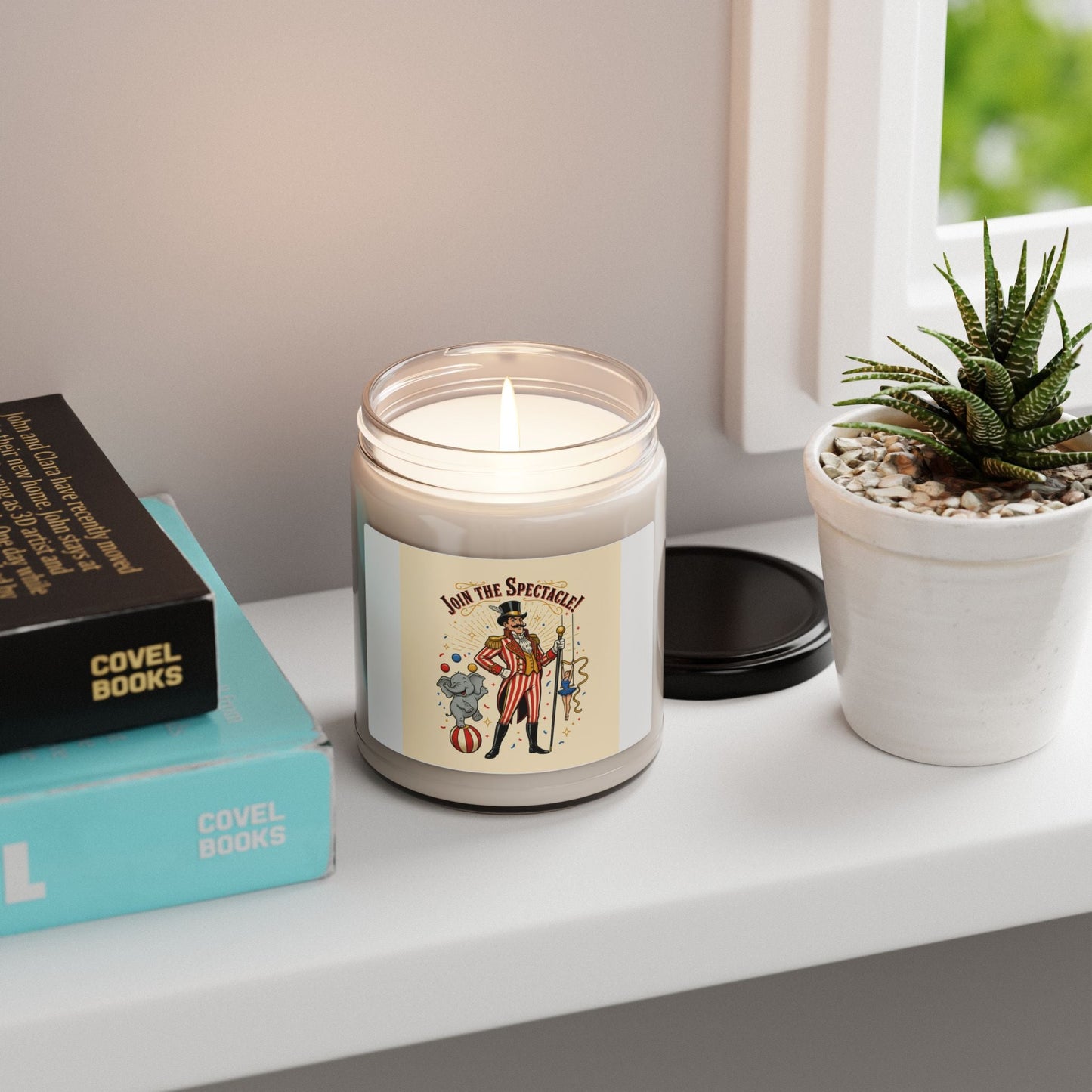 Circus Ringmaster Candle, vintage carnival design | camp circus aesthetic