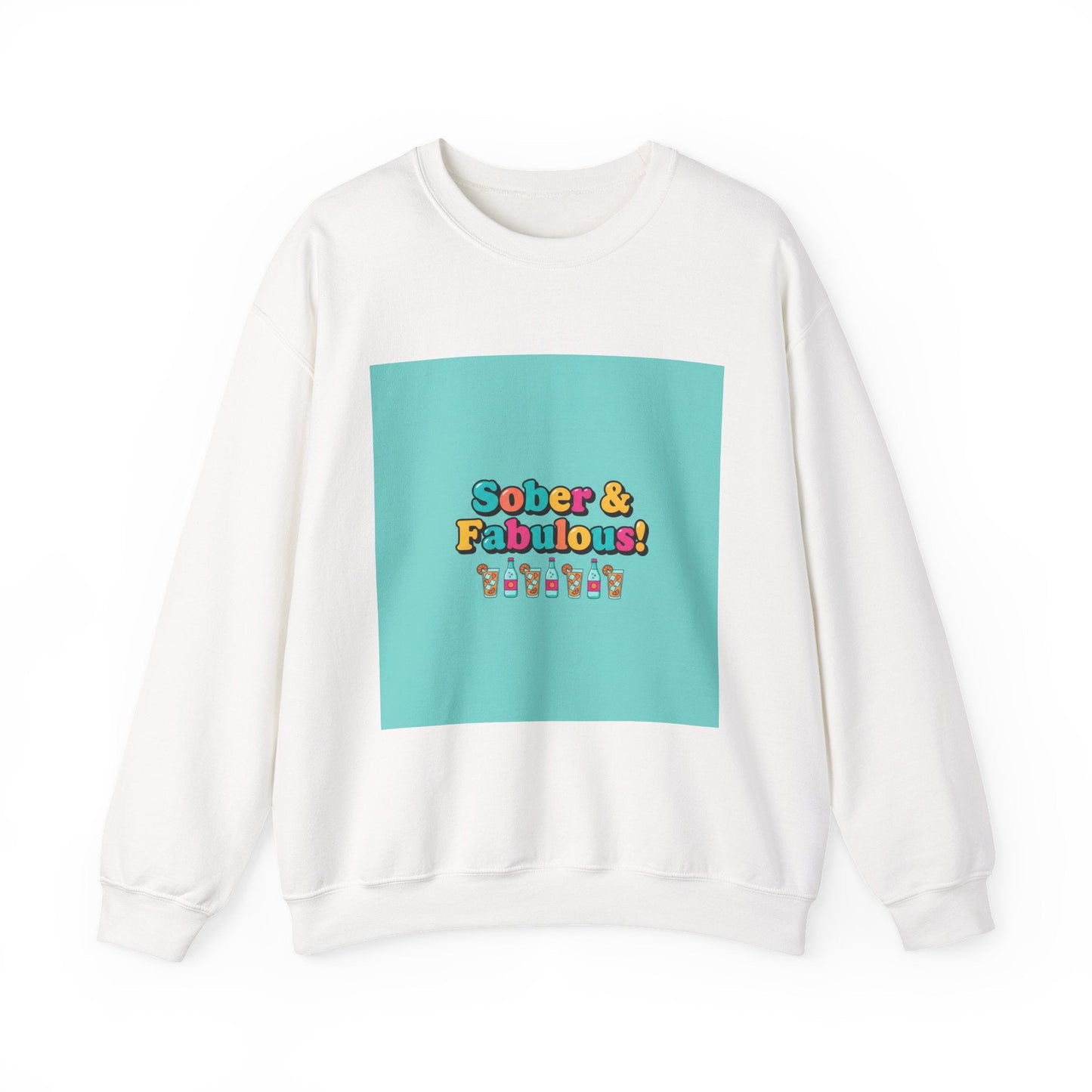 Sober & Fabulous Crewneck Sweatshirt, Dry January, Mocktail Trend