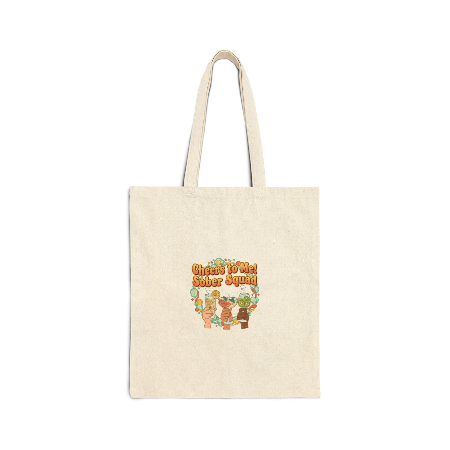 Sober Squad Tote | Dry January Mocktail Tote, Sober Curious Canvas