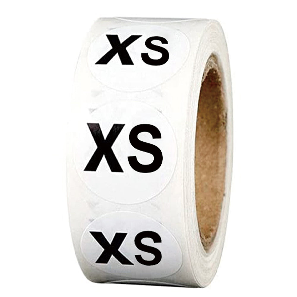 S M L XL Size Clothes Hat Size Sticker Sticker