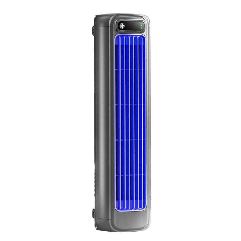 Wall-mounted AC fan: quiet, rechargeable, portable, cooling. For home, kitchen, bathroom – no drilling.