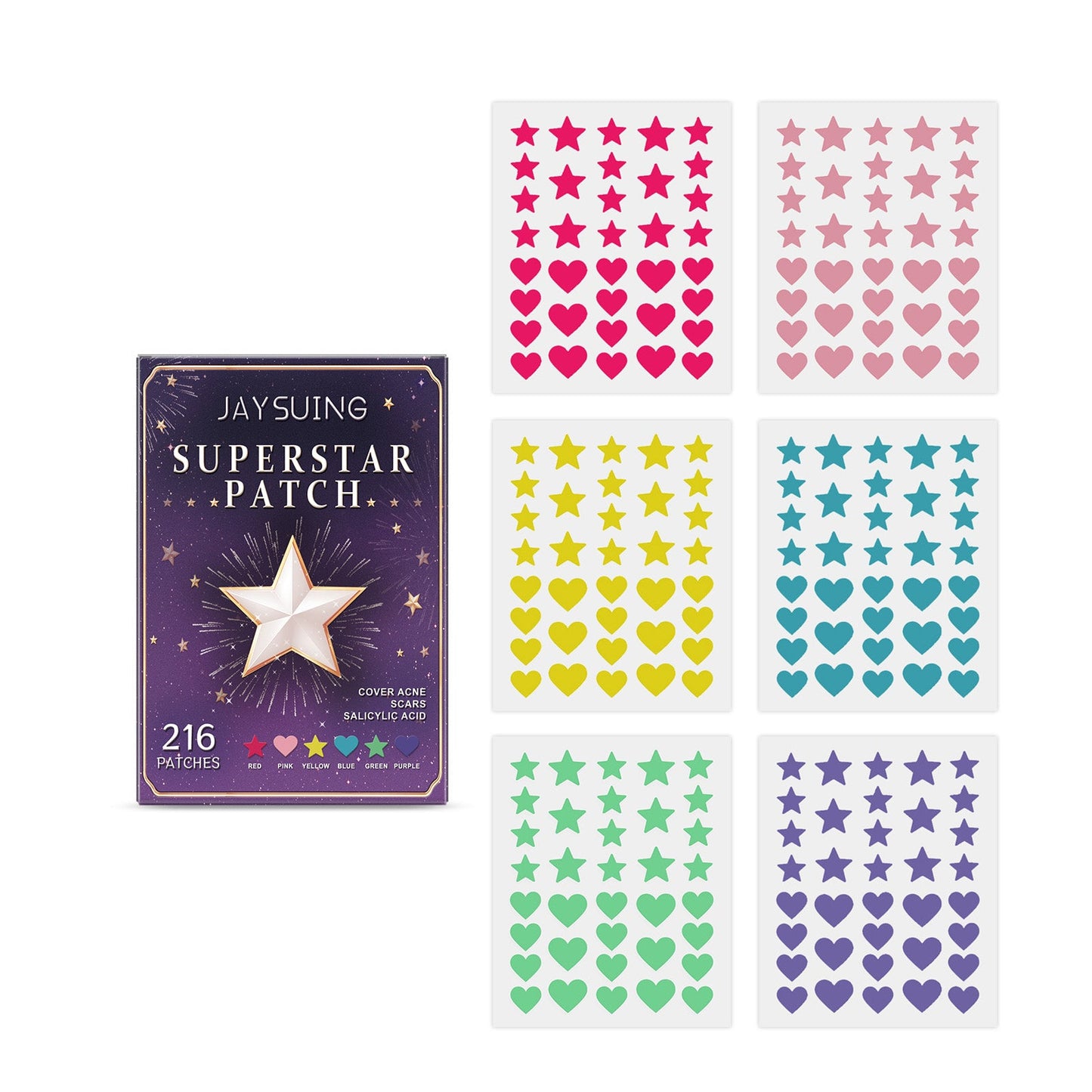 Multicolor Invisible Acne Patch Clear Acne Remove Acne Skin Care Facial Cover Acne Marks