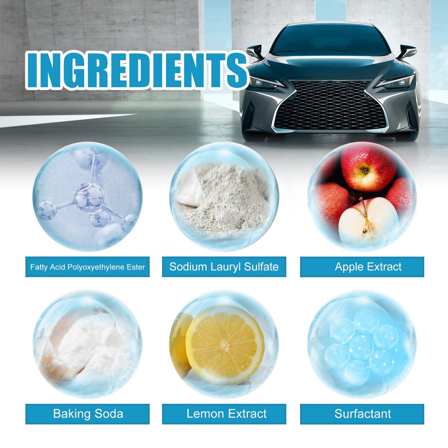 Car Windshield Cleaner, Car Glass Rearview Mirror Cleaning Oil And Removal Fog Cleaner
