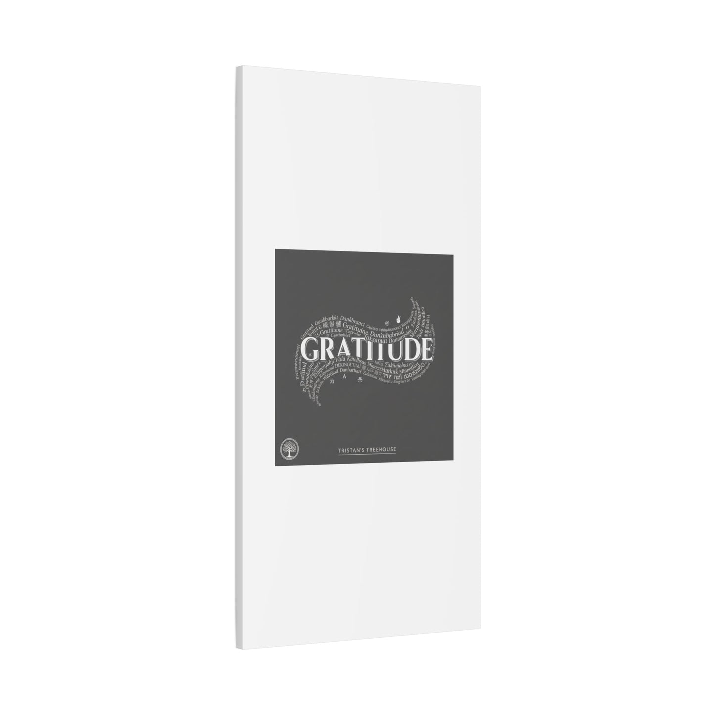 Gratitude Wall Art Matte Canvas | Tiny Treats, sweet uplifting print