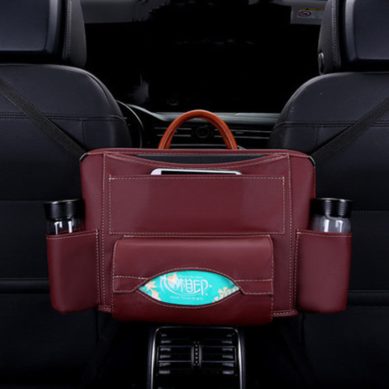 Car seat back multifunctional storage hanging bag